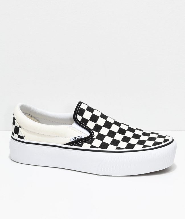 blue vans with checkered rim